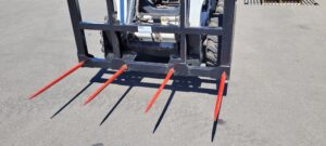 Four Prong Bale Spear w/ 80″ Rigid Frame